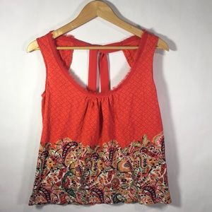 Anthropologie Tie Back Tank